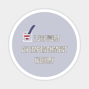 Trump Impeachment Funny Anti Trump Gifts Impeach Trump T-Shirt Magnet